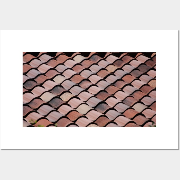 Clay Tile Roof Wall Art by EllieMae